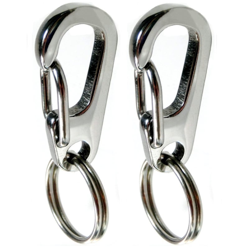 Chyobo Stainless Steel Dog Tag Quick Clips - Perfect for Dogs and Cats - Image 1